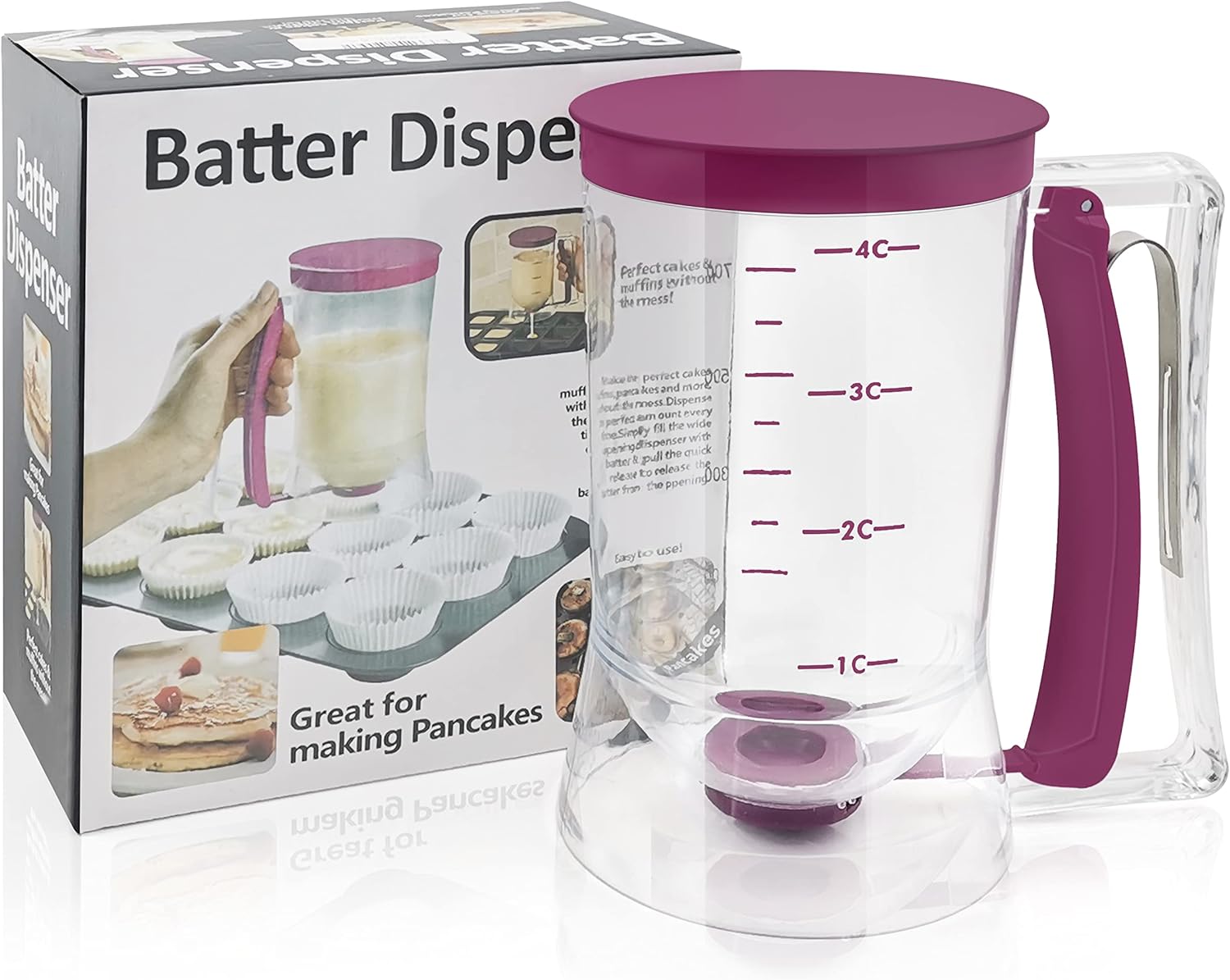 Batter Separator Dispenser for Perfect Bakes