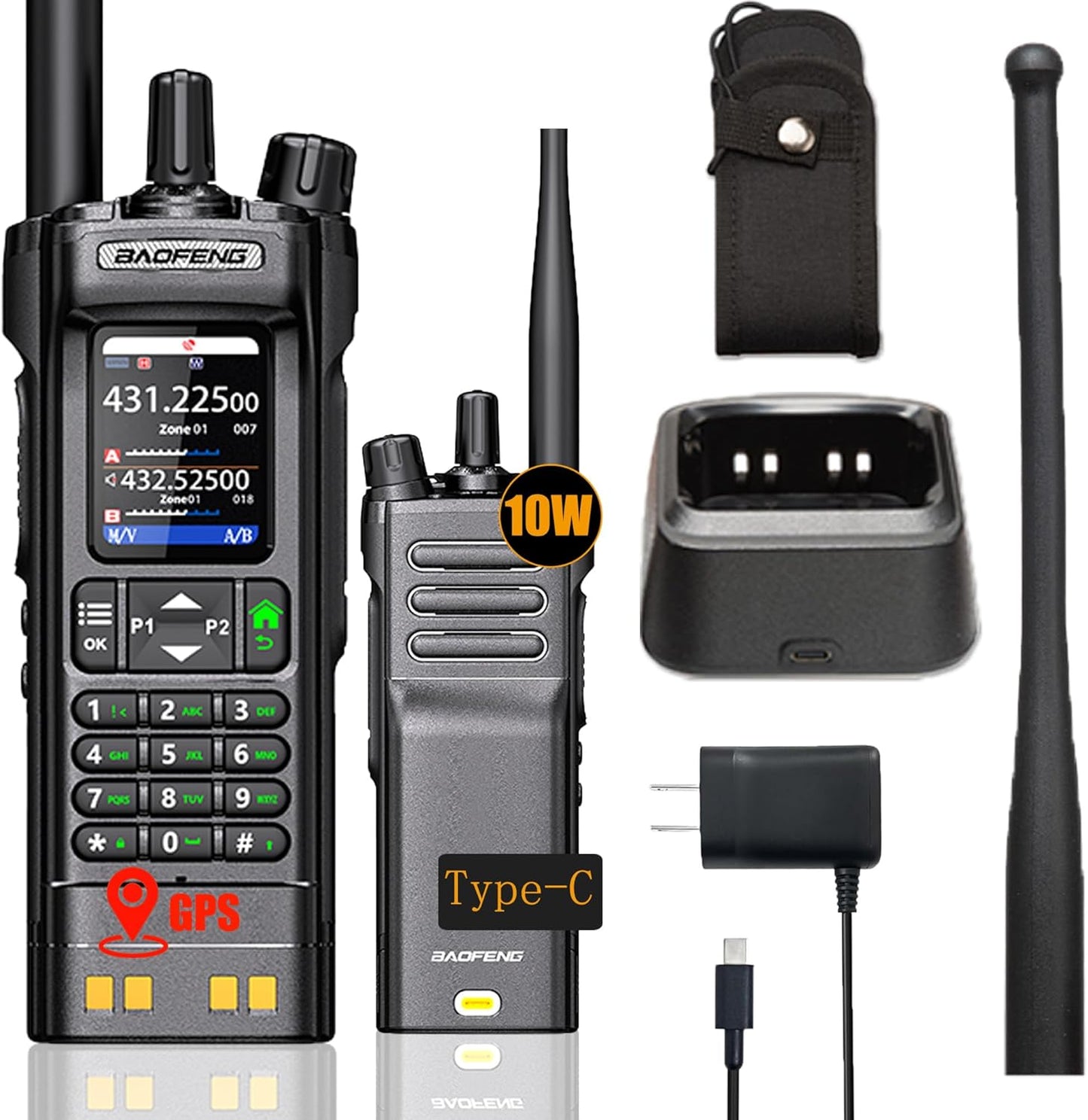 BAOFENG UV32 Ham Radio with GPS and Long Range Performance