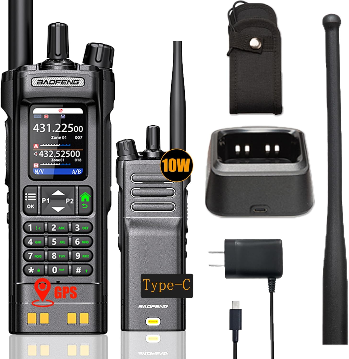 BAOFENG UV32 Ham Radio with GPS and Long Range Performance