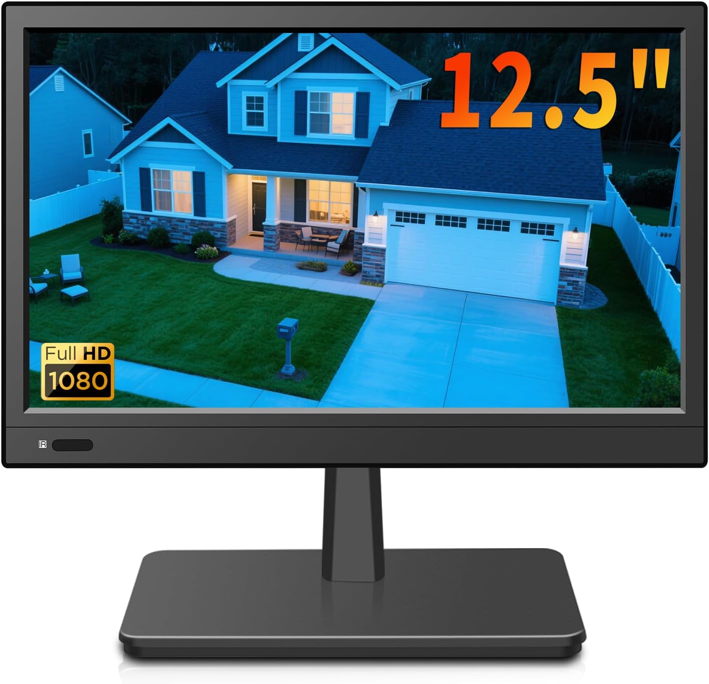 12.5 inch Security Monitor with Speaker for Home and Office
