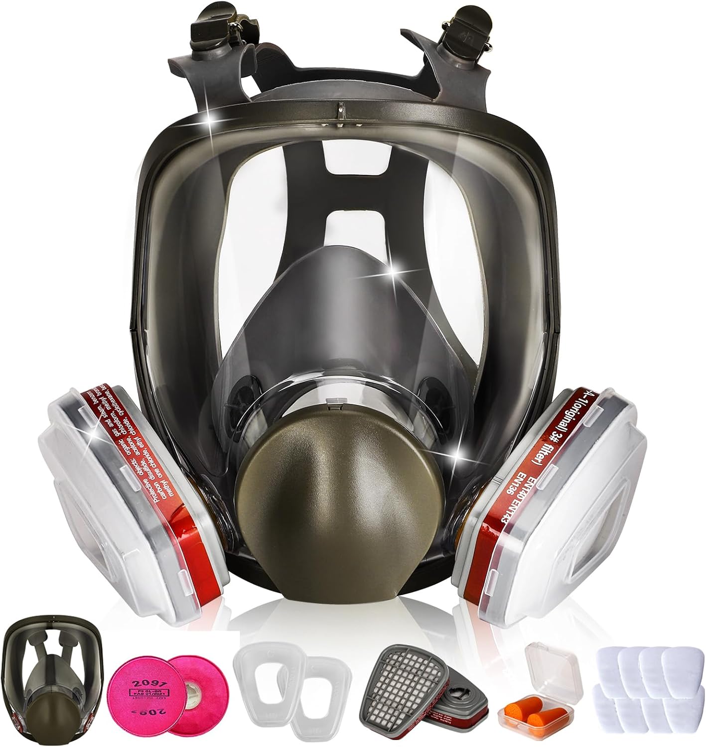 Full Face Respirator Mask for Chemical and Dust Protection