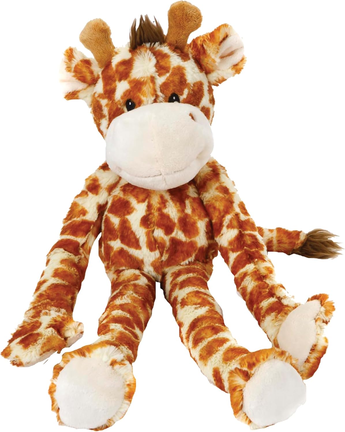 Squeaky Giraffe Plush Toy - 5 Squeakers, Extra Soft