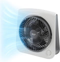 Turbo Table Desk Fan: 180 Adjustable Head, 3 Speed, 10 inch - Ideal for Home & Office
