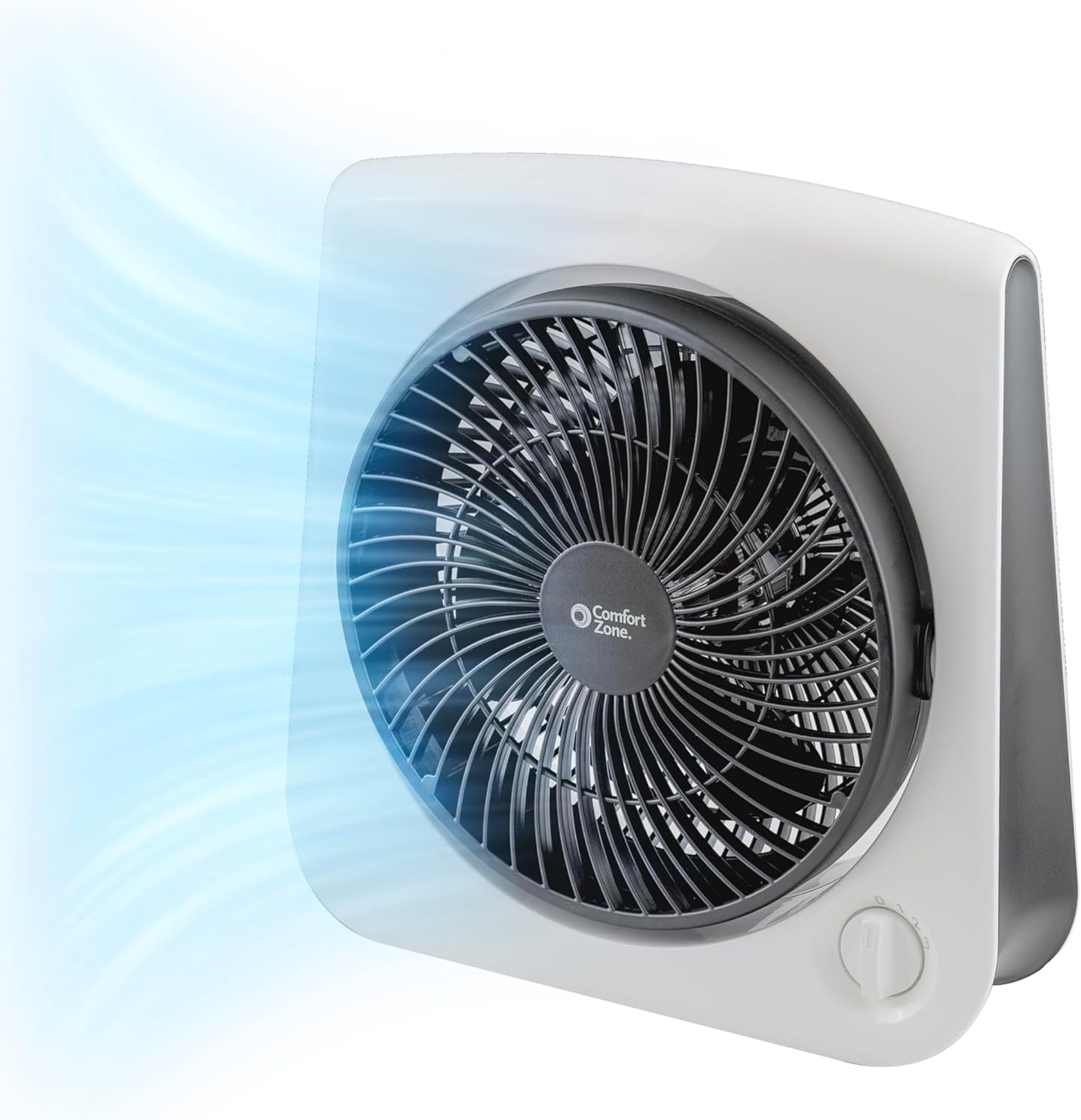 Turbo Table Desk Fan: 180 Adjustable Head, 3 Speed, 10 inch - Ideal for Home & Office