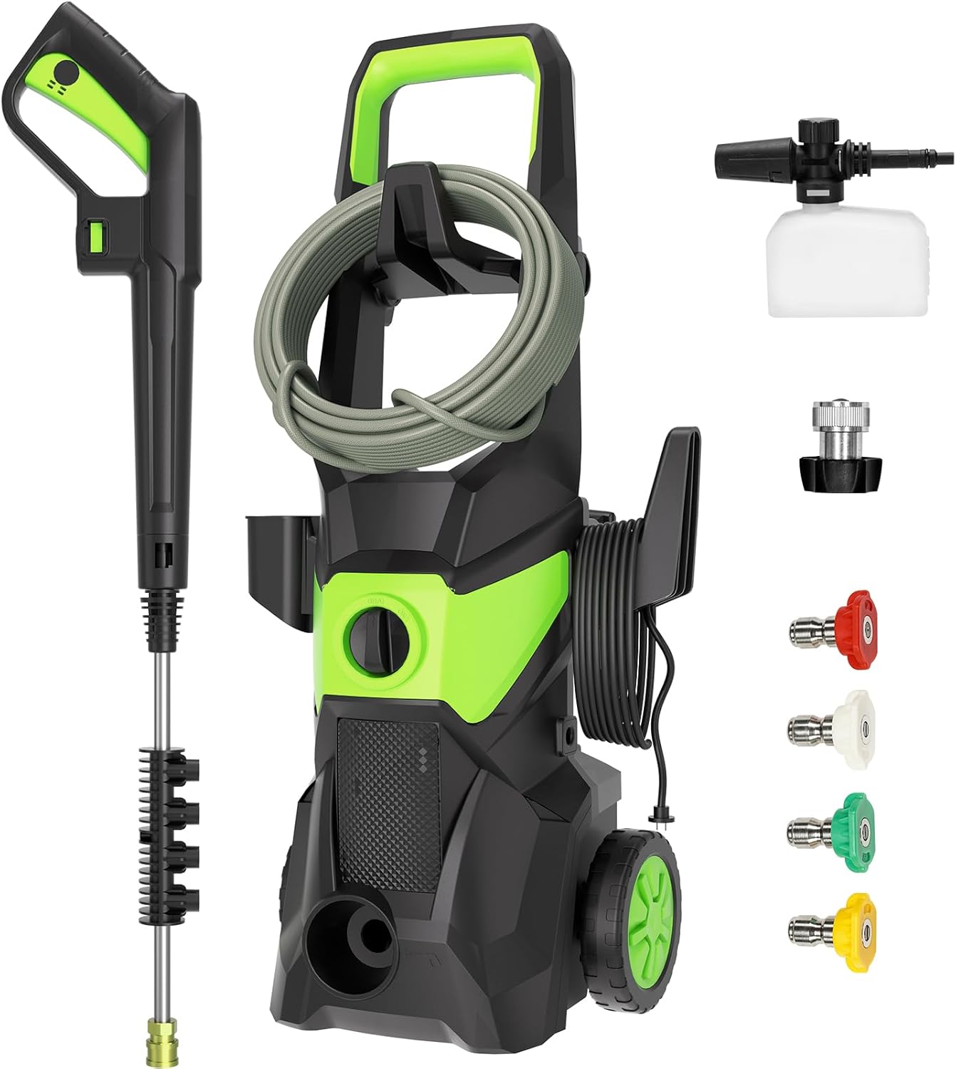 Electric Pressure Washer 3000PSI for Cars, Patios, Driveways