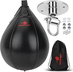 Boxing Speed Bag - Premium PU Leather Speedbags for Training