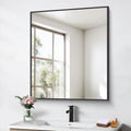 BONEWEI Bathroom Mirror 30x36 in Rectangle - Clear Reflection, Dual