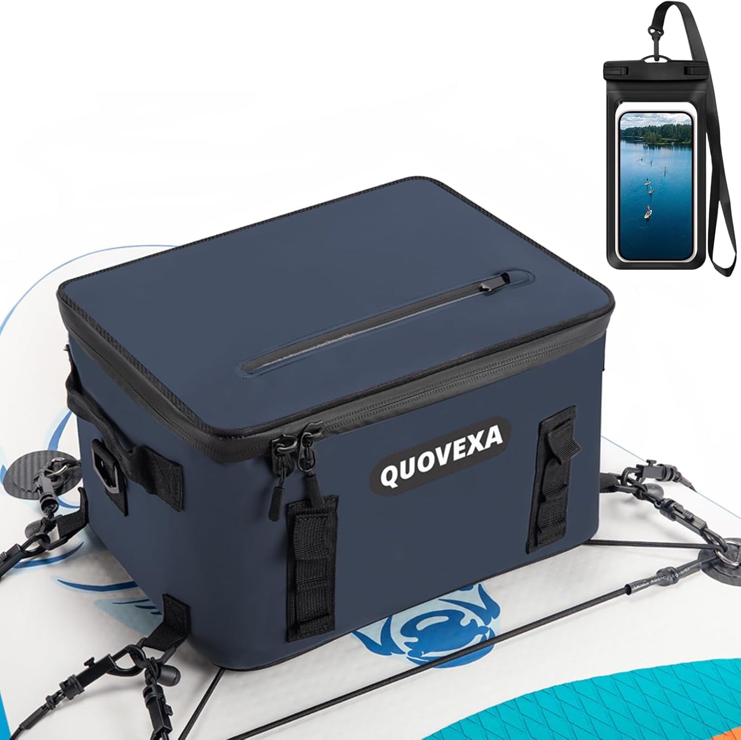 Paddle Board Cooler Bag with 4 Pockets for Drinks and Snacks