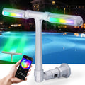 Pool Fountain for Inground and Above Pools - LED Dual Sprayer Cooling