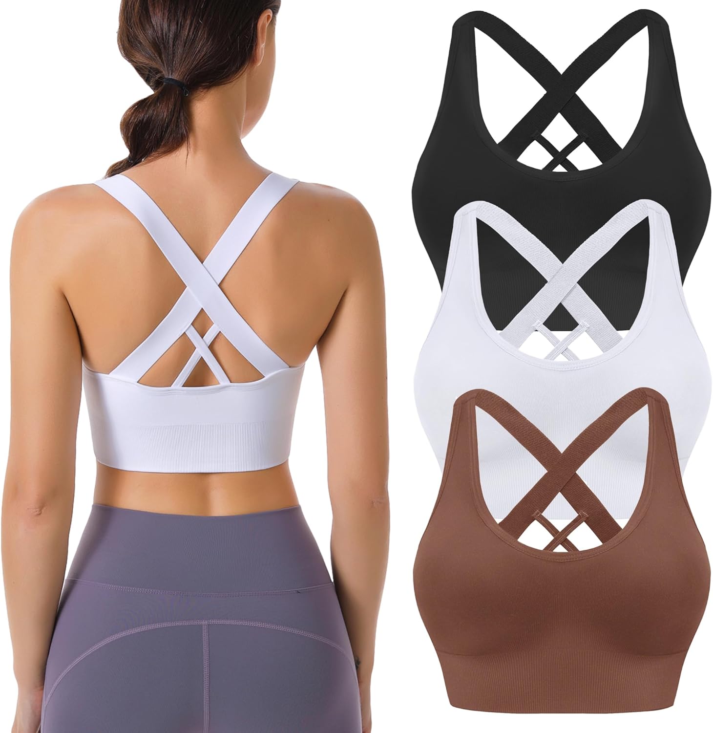 High Impact Sports Bras for Women by BLUELILY - Comfort & Style