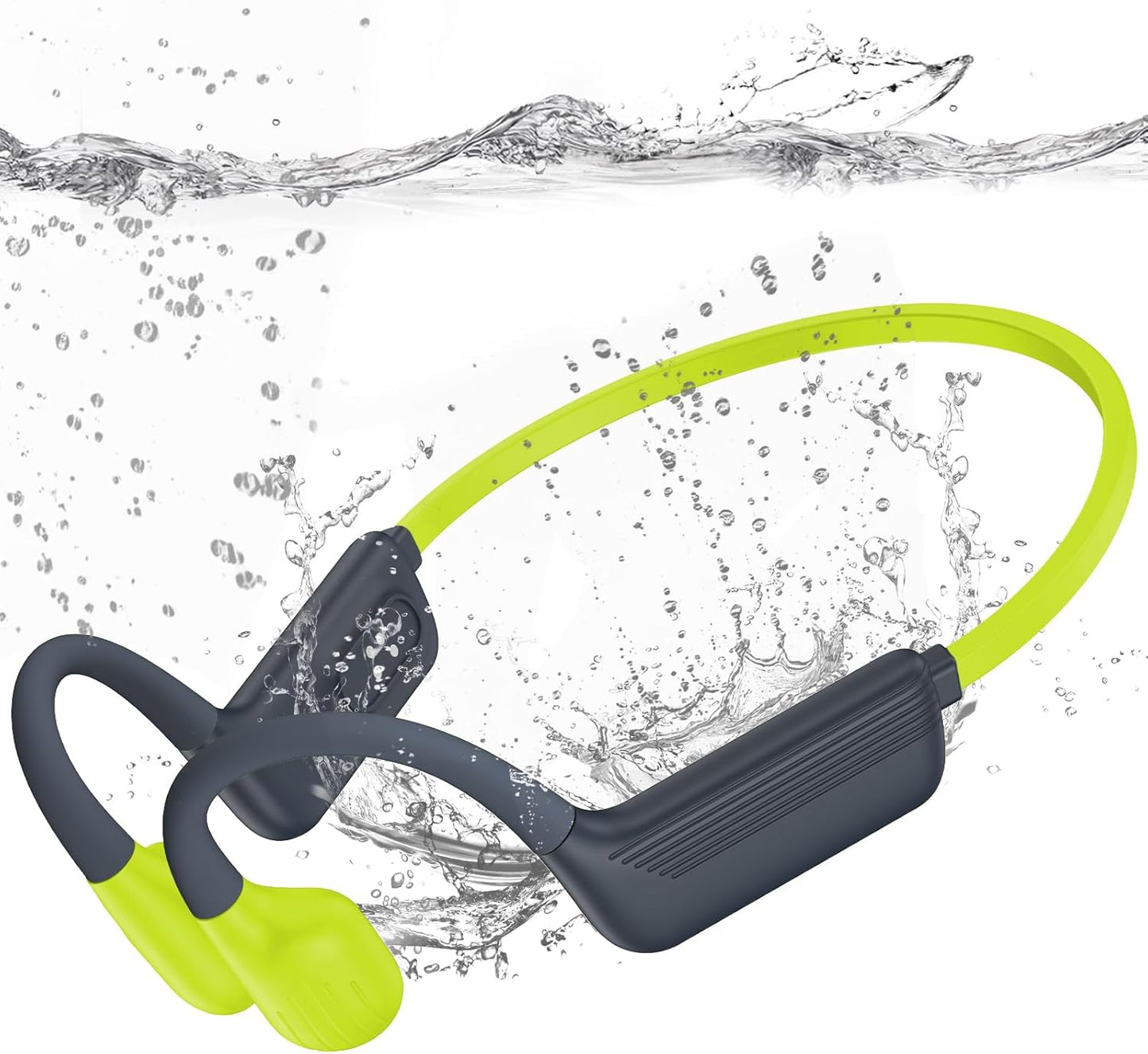 Swimming Headphones with Bone Conduction for Underwater Use