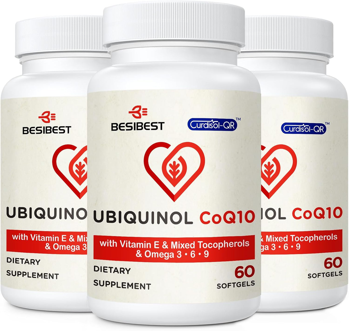Ubiquinol CoQ10 600mg Softgel for Energy Production & Absorption