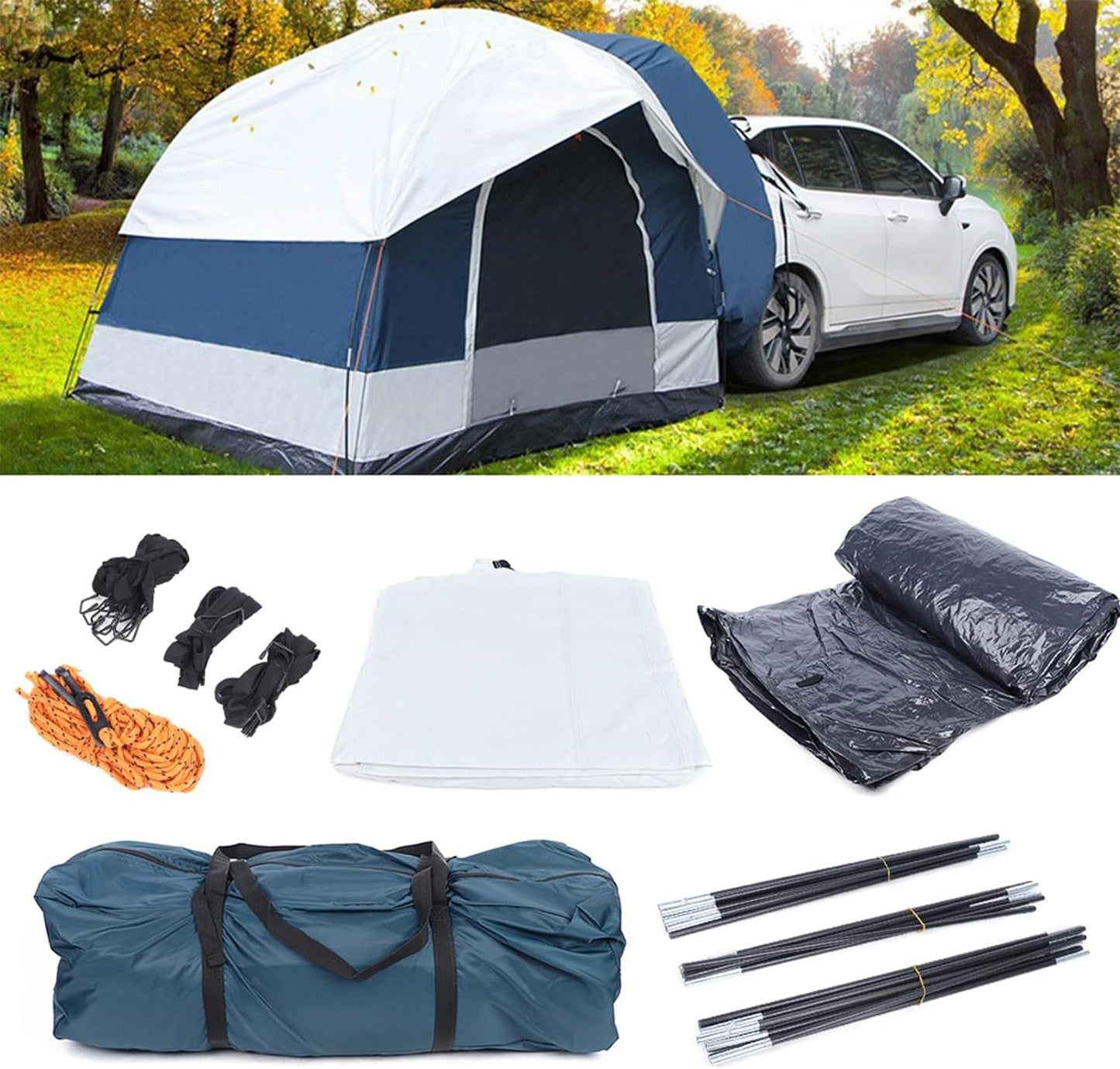 Rainproof SUV Trunk Tent: Ultimate Camping Comfort