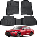 All Weather Rubber Car Floor Mats Compatible with 2022-2023 Honda