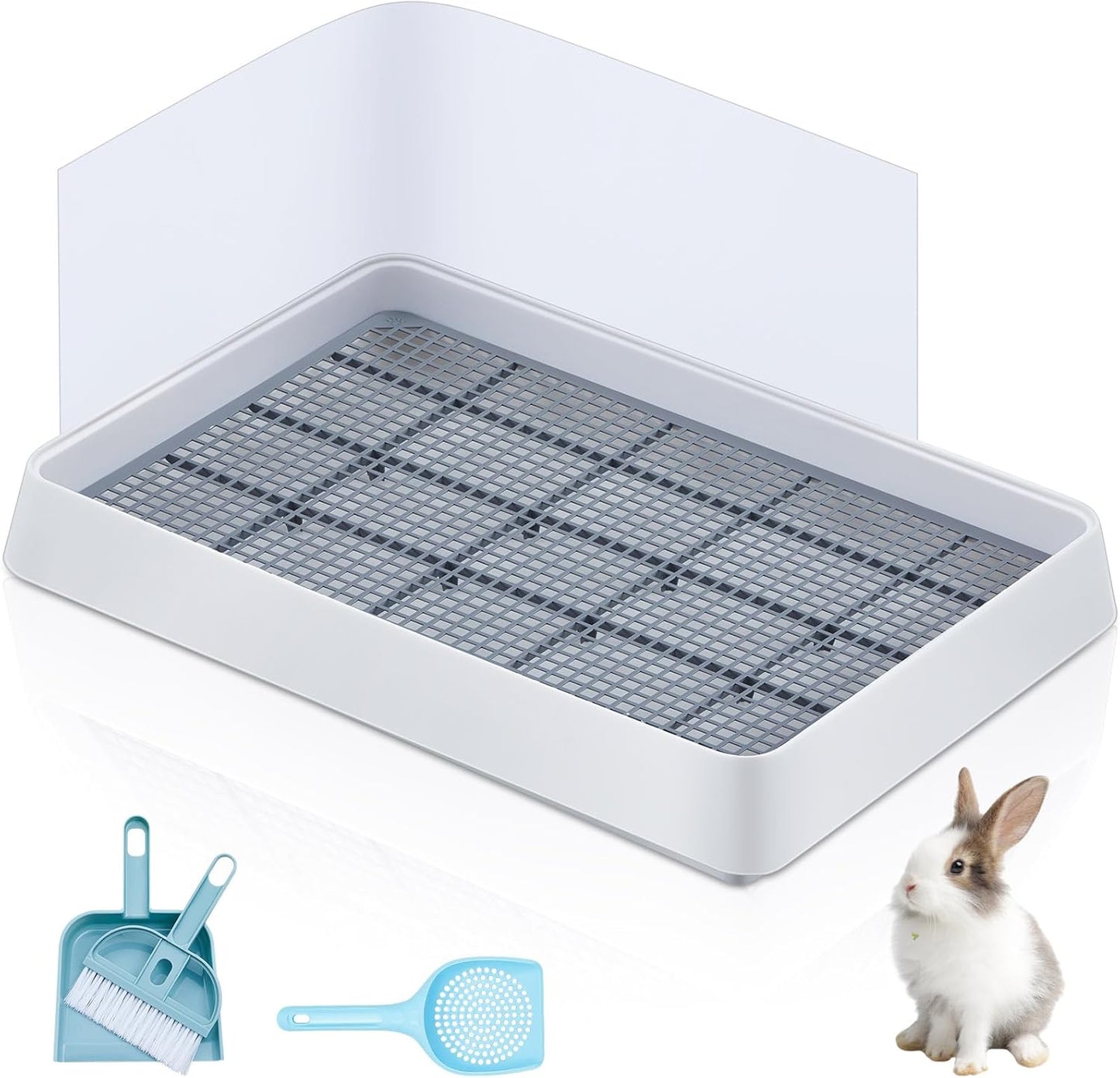 Uiifan Large Rabbit Bunny Litter Box for Small Animals