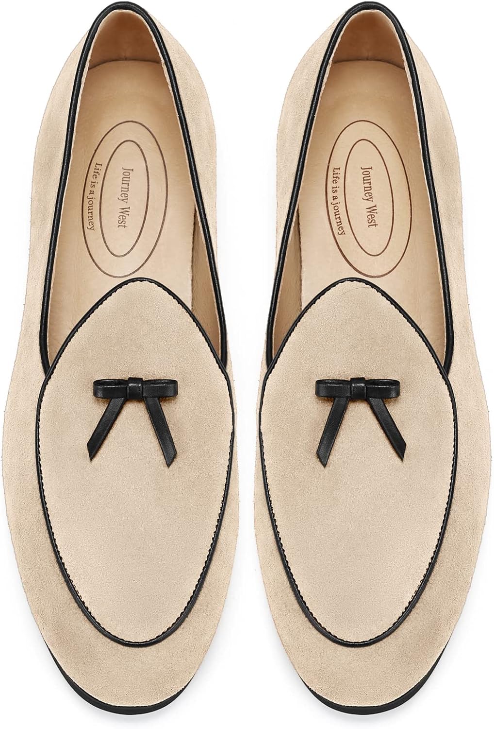 Journey West Men's Vintage Loafers for Casual Elegance