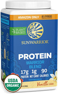Organic Plant Based Protein Powder Vanilla 32 Servings - Vegan Protein