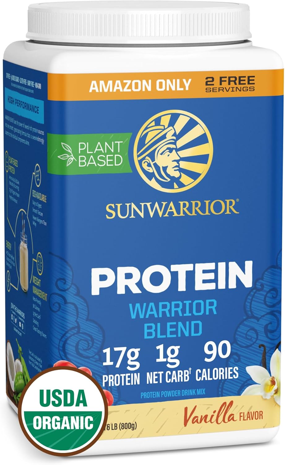 Organic Plant Based Protein Powder for Clean Vegan Nutrition