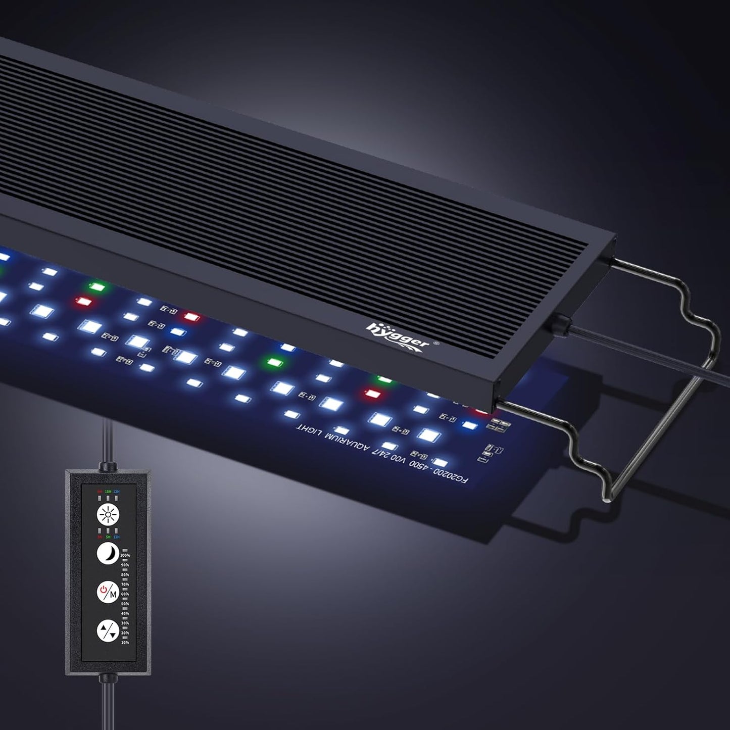 hygger Sun Moon LED Aquarium Light for Freshwater Tanks
