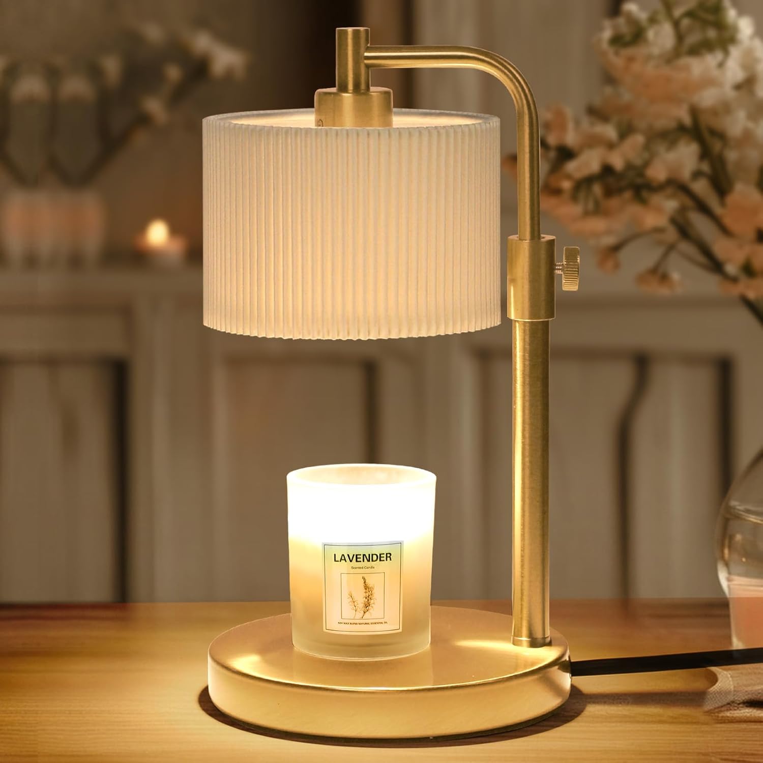 Candle Warmer Lamp with Timer for Jar Candles - Gold Upgrade