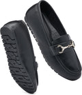 Women's Wide Loafers Comfortable Slip Ons - Dressy Flat