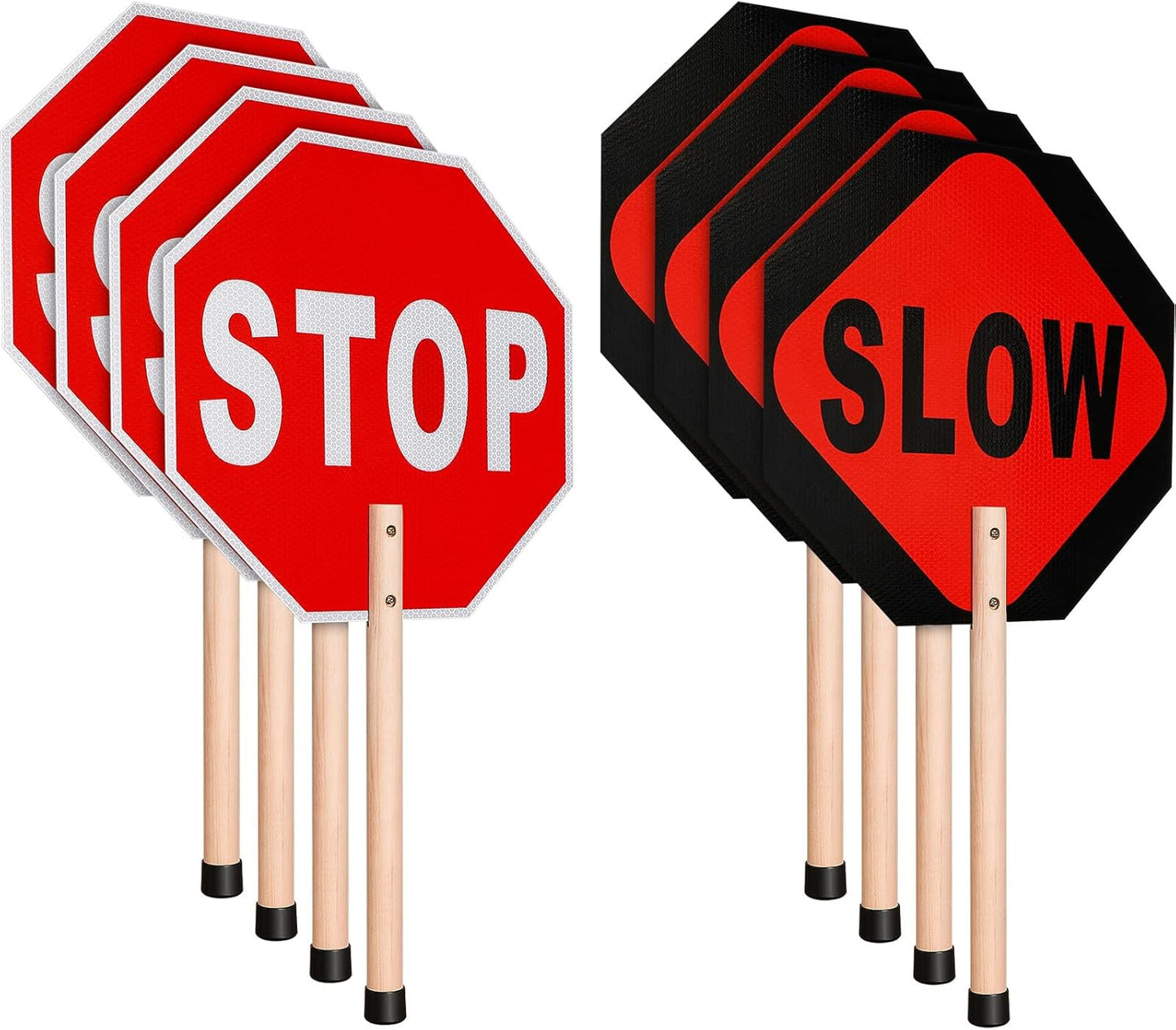 Stop Slow Sign Traffic Double Sided Reflective Aluminum Signs