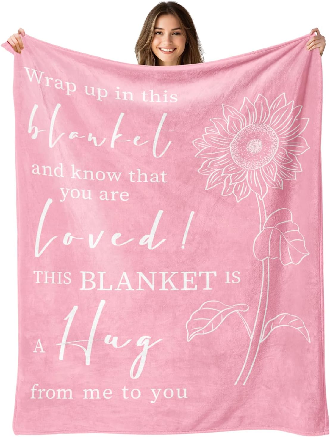 Get Well Gifts for Women - Inspirational Blanket for Comfort