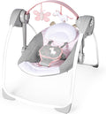Comfort 2 Go Compact Portable 6-Speed Cushioned Baby Swing - Travel