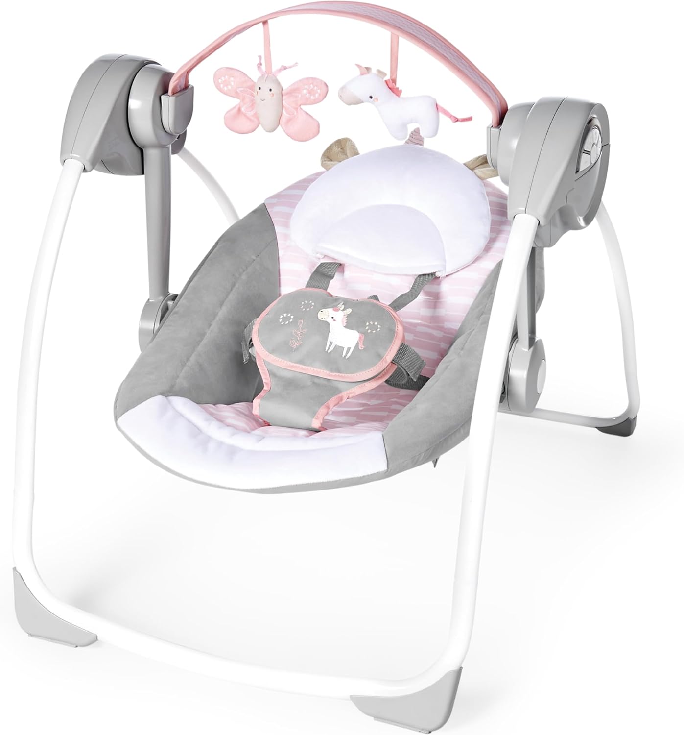 Ingenuity Comfort 2 Go Portable Baby Swing with Music & Speed