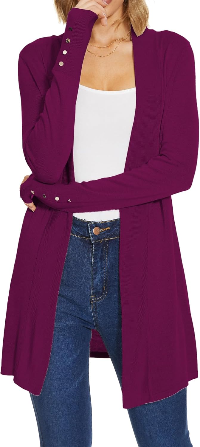 Spicy Sandia Women's Cardigan Sweaters for Casual Spring Wear