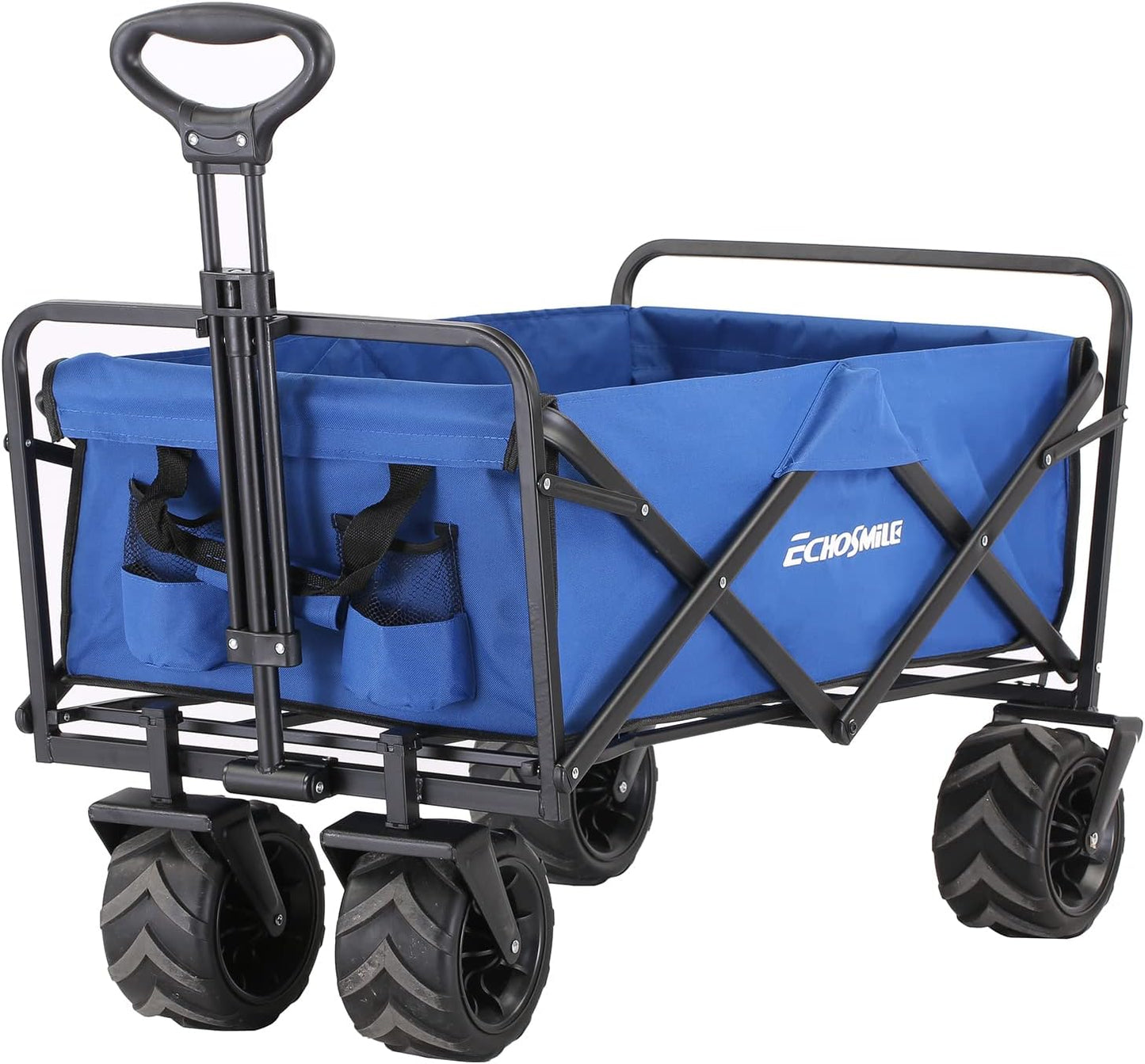Heavy Duty Collapsible Wagon with 350 Lbs Capacity for All Terrain