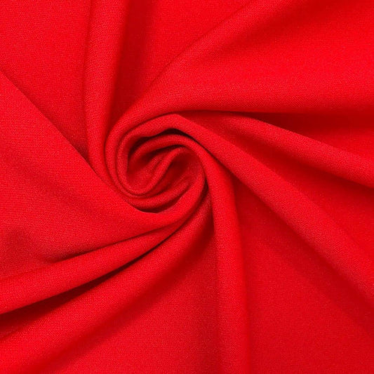 Scuba Double Knit Stretch Polyester Fabric for Apparel & Decor