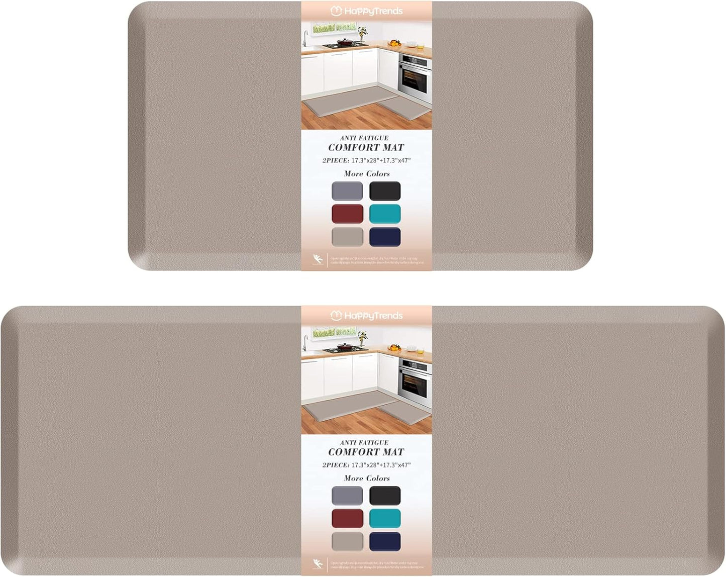 Cushioned Anti-Fatigue Kitchen Mats for Comfort and Style