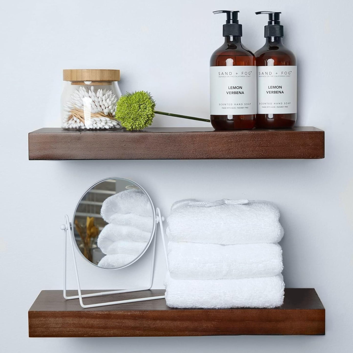 Homeforia 18 inch Floating Shelf Set of 2 for Elegant Decor