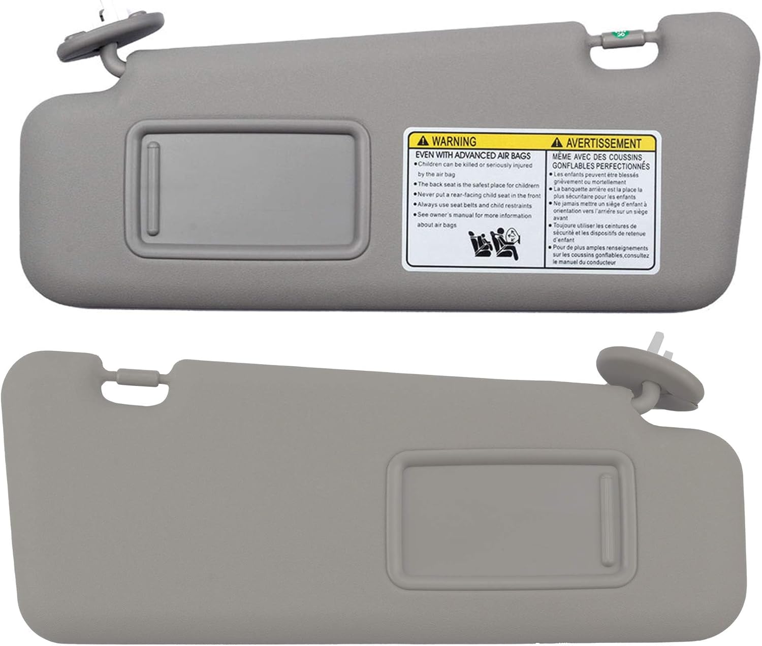 Dasbecan Sun Visor with Light for Toyota Highlander 2008-2013