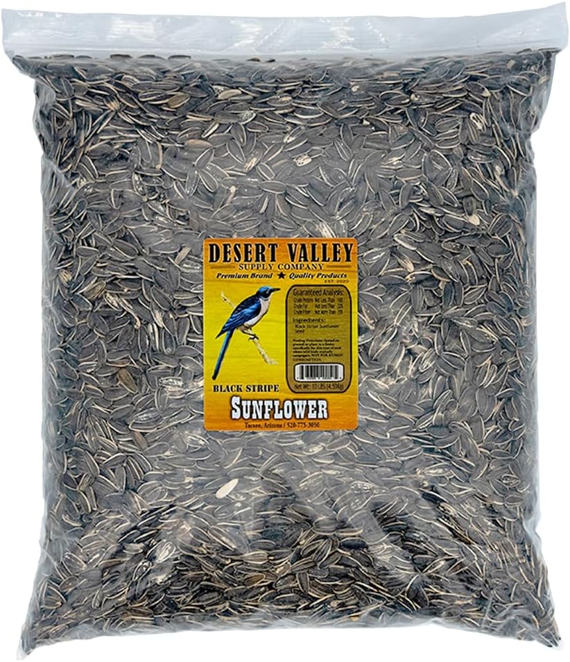 Desert Valley Striped Sunflower Seed for Wild Birds and Wildlife