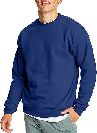 Hanes Men's EcoSmart Fleece Sweatshirt for Comfort and Style