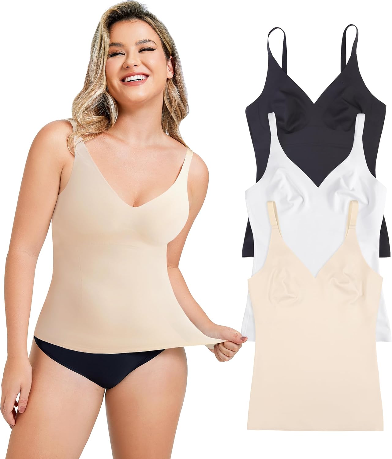 LODAY Compression Tank Tops for Women with Tummy Control