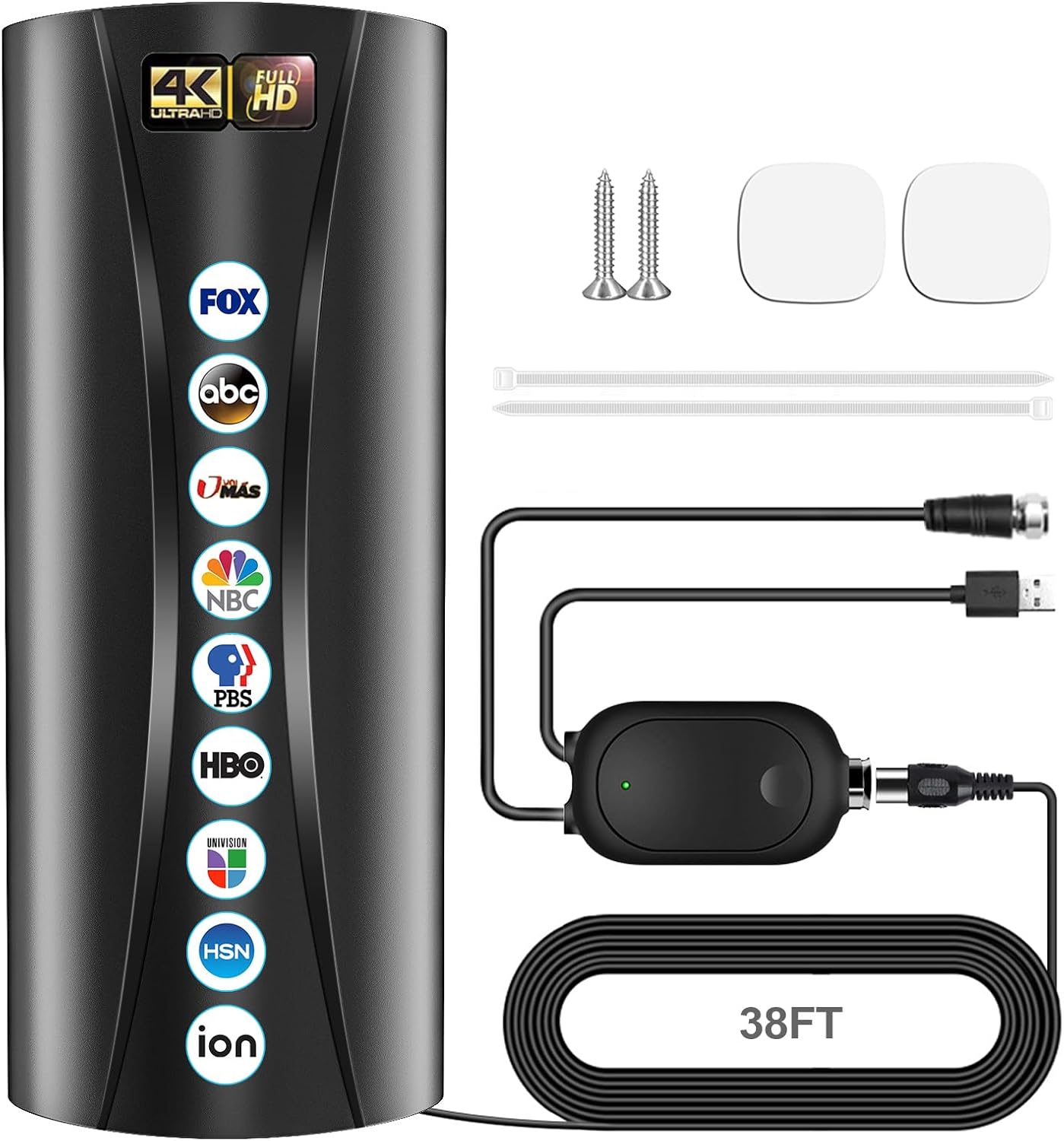 2200+ Mile Range 8K TV Antenna for Indoor/Outdoor