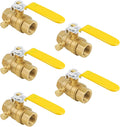 Premium Full Port Ball Valve with Drain - 5 Pack of Quality Valves