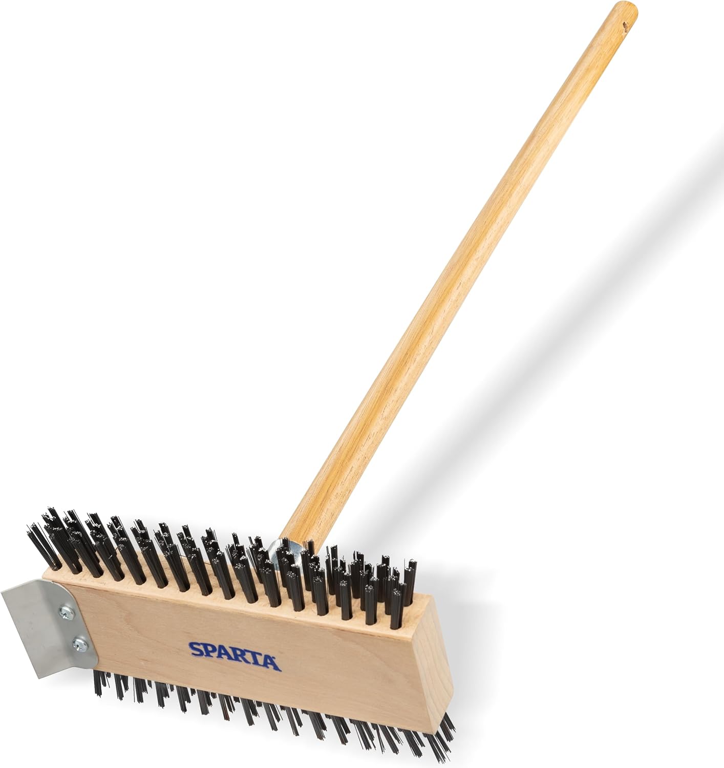 SPARTA 4002600 Stainless Steel Grill Brush with Long Handle