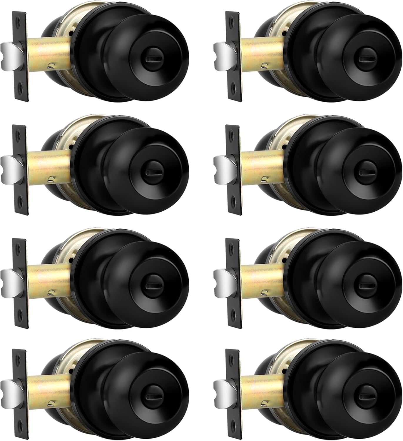 Probrico Door Knobs with Privacy Locking Function for Bedrooms