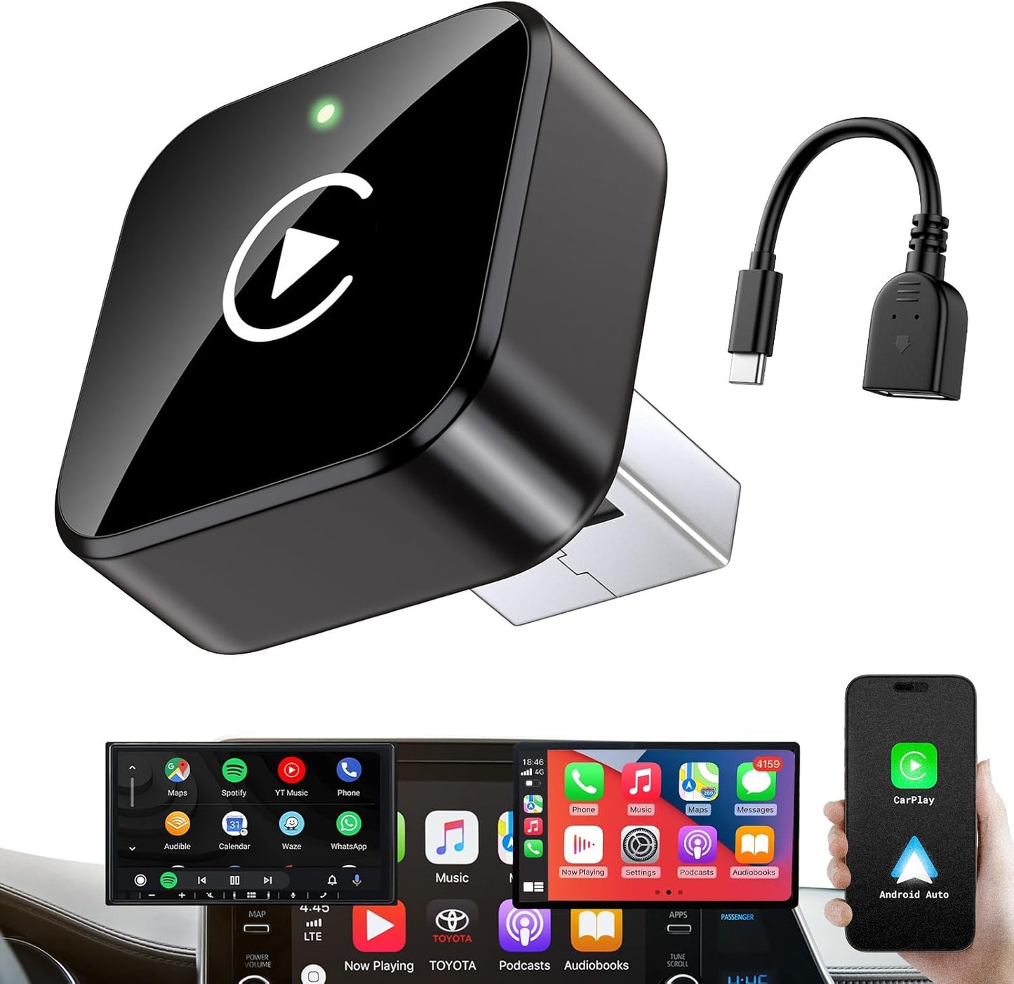 Wireless CarPlay Adapter for Easy Use and Fast Connection