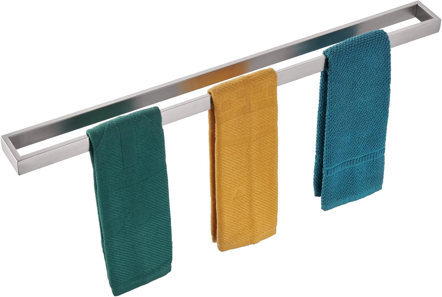 KOKOSIRI 32-Inch Towel Bar Brushed Nickel for Modern Bathrooms