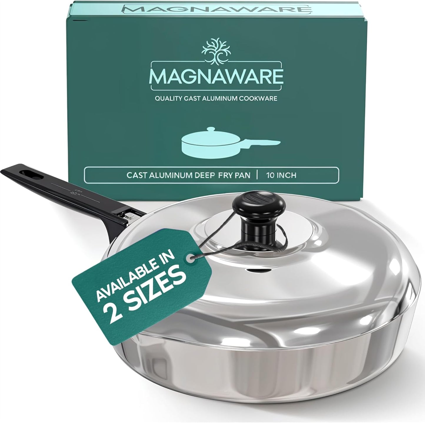 Cast Aluminum Saute Pan with Lid for Perfect Cooking Every Time