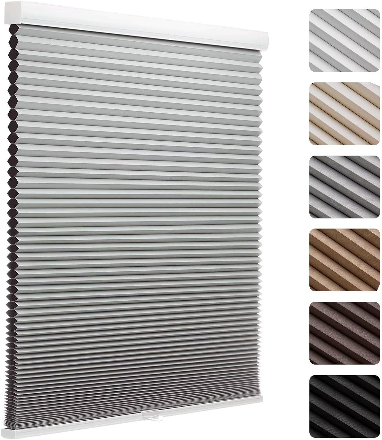 MYshade Cellular Cordless Blackout Shades for Indoor Light Control