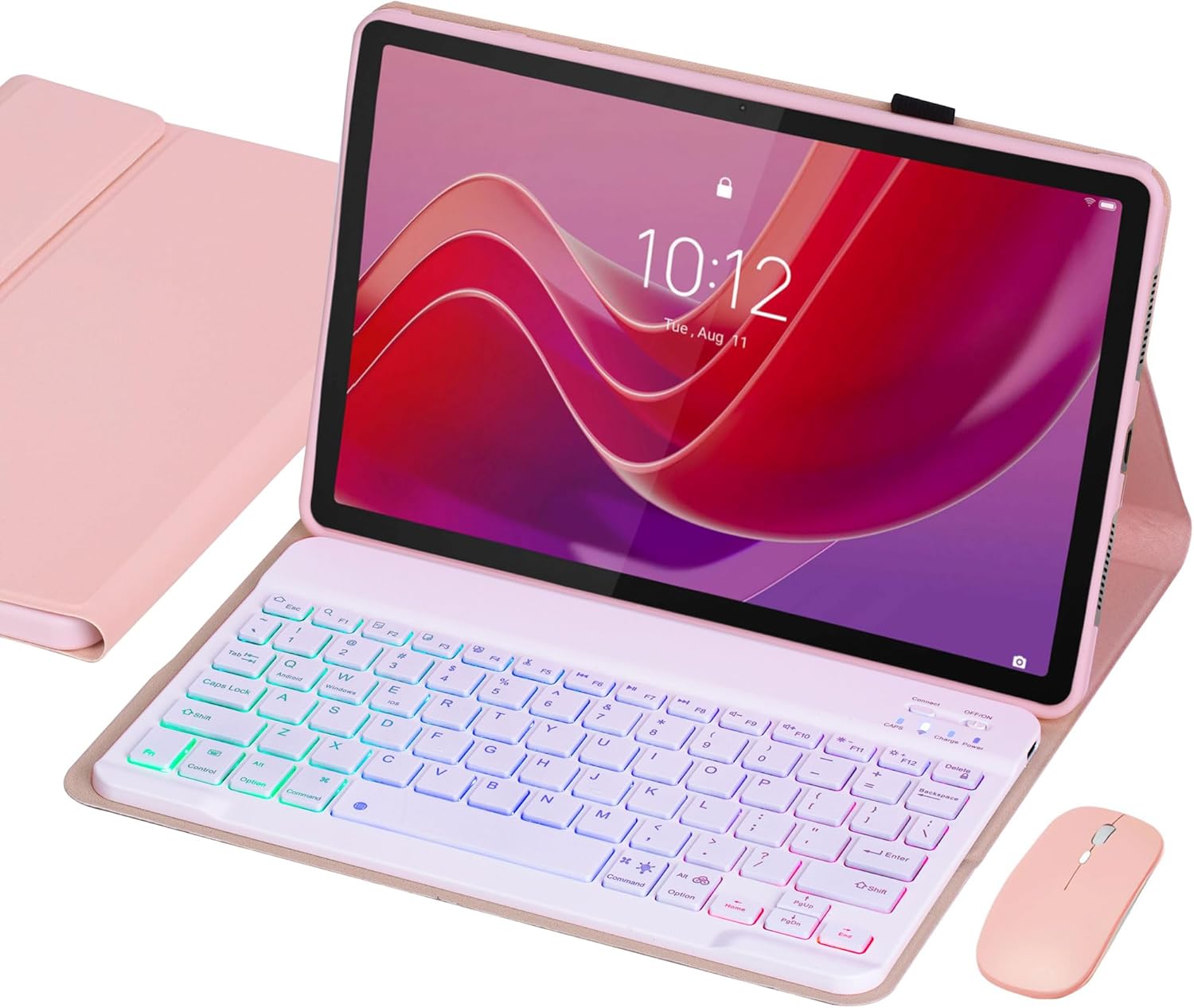 Keyboard Case for Lenovo Tab M11 with Backlit Wireless Mouse