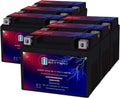 YTX4L-BS 12V 3AH Motorcycle Battery 6 Pack - Compact Replacement