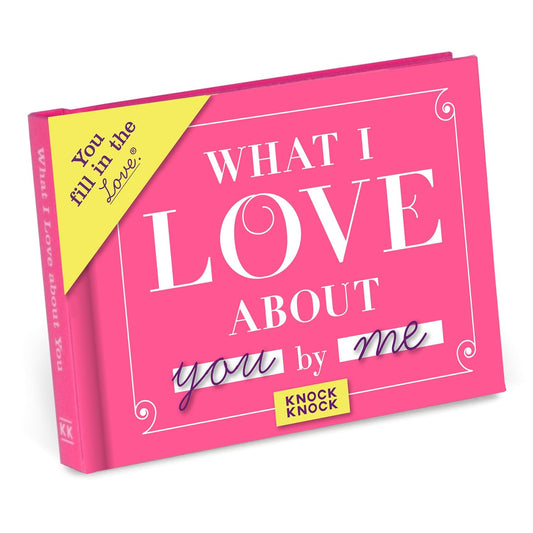 Fill-in-the-Blank Love Journal | What I Love about You | Heartfelt Gift