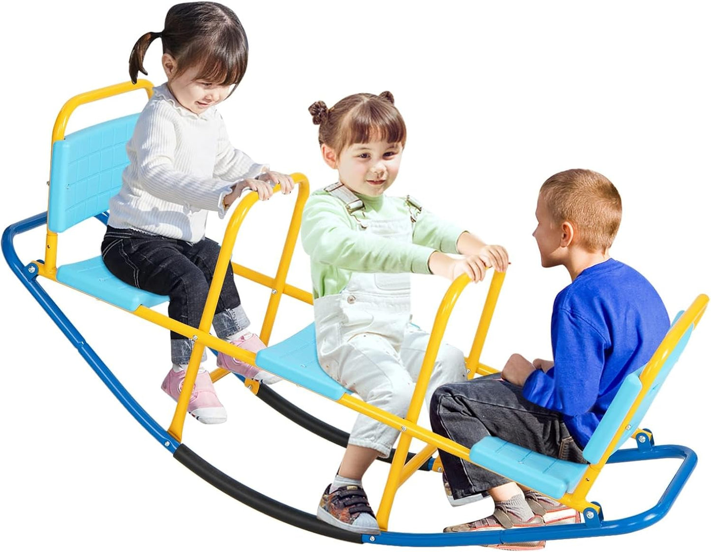 Costzon Teeter Totter Seesaw for Kids - 2 in 1 Rocking Toy